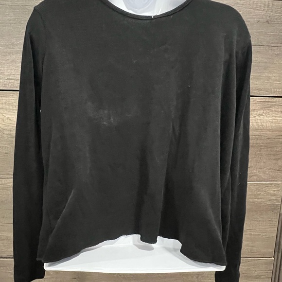 Poof: Long Sleeve, Crew Neck, Crop Too - Picture 3 of 3